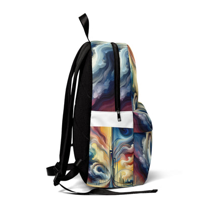 Conscious Bridge Tachism Unisex Classic Backpack - ATUH.ART