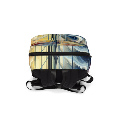 Conscious Bridge Tachism Unisex Classic Backpack - ATUH.ART