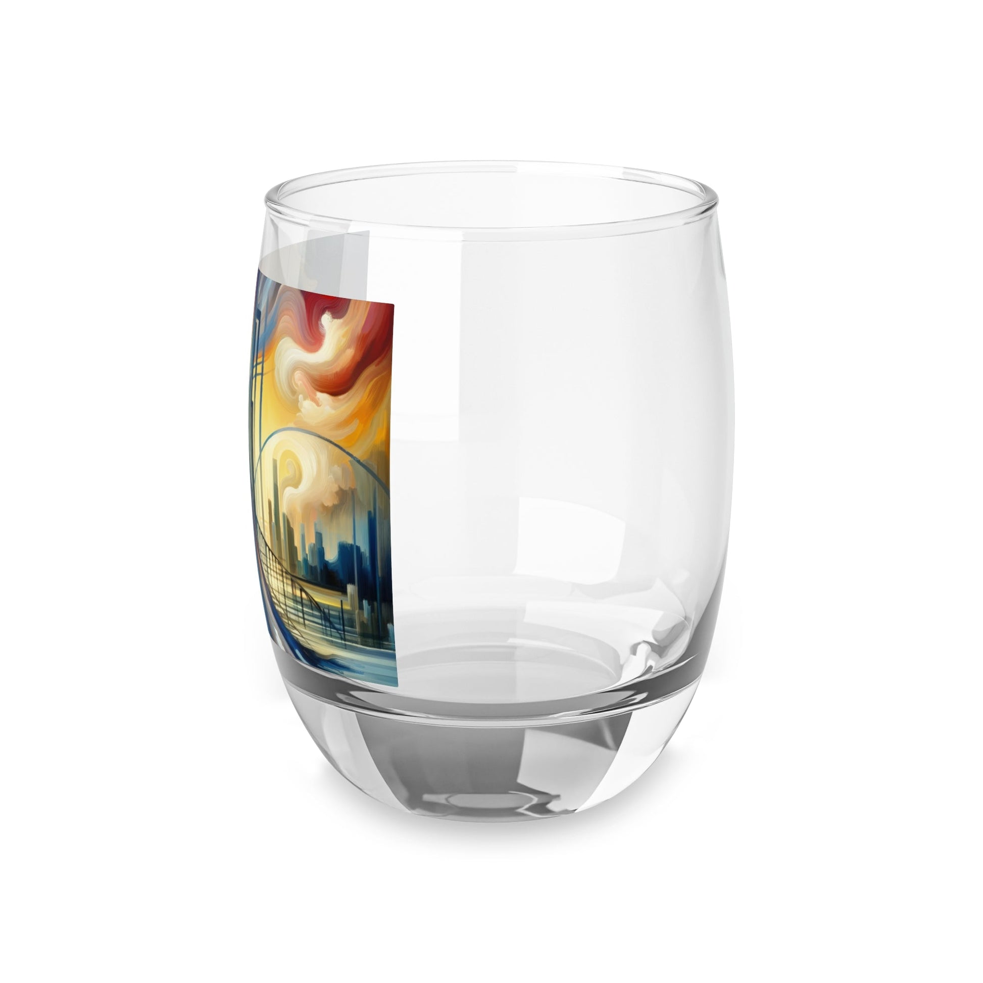 Conscious Bridge Tachism Whiskey Glass - ATUH.ART