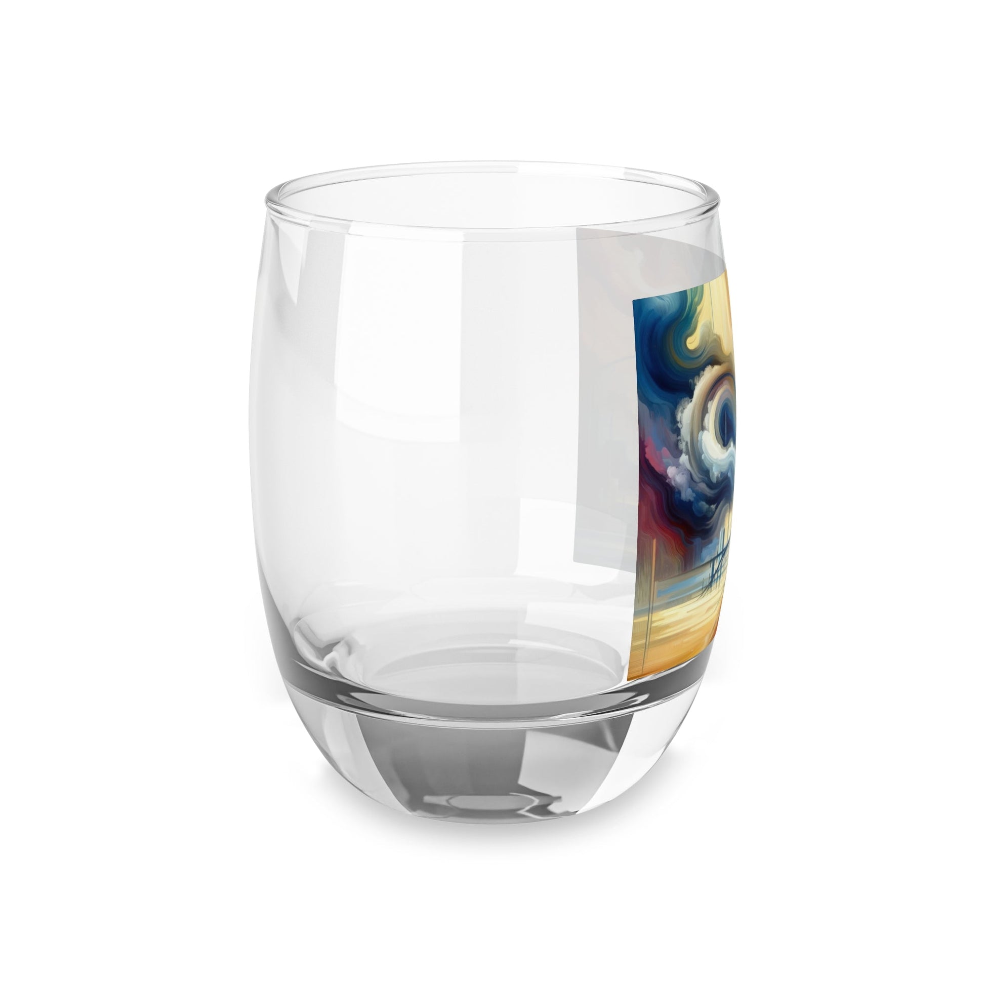 Conscious Bridge Tachism Whiskey Glass - ATUH.ART