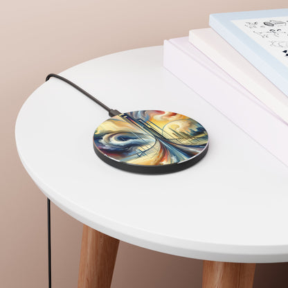 Conscious Bridge Tachism Wireless Charger - ATUH.ART