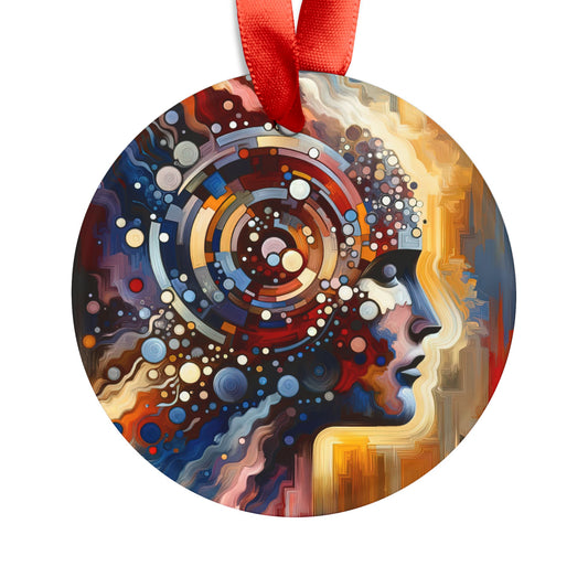 Conscious Choices Harmony Acrylic Ornament with Ribbon - ATUH.ART