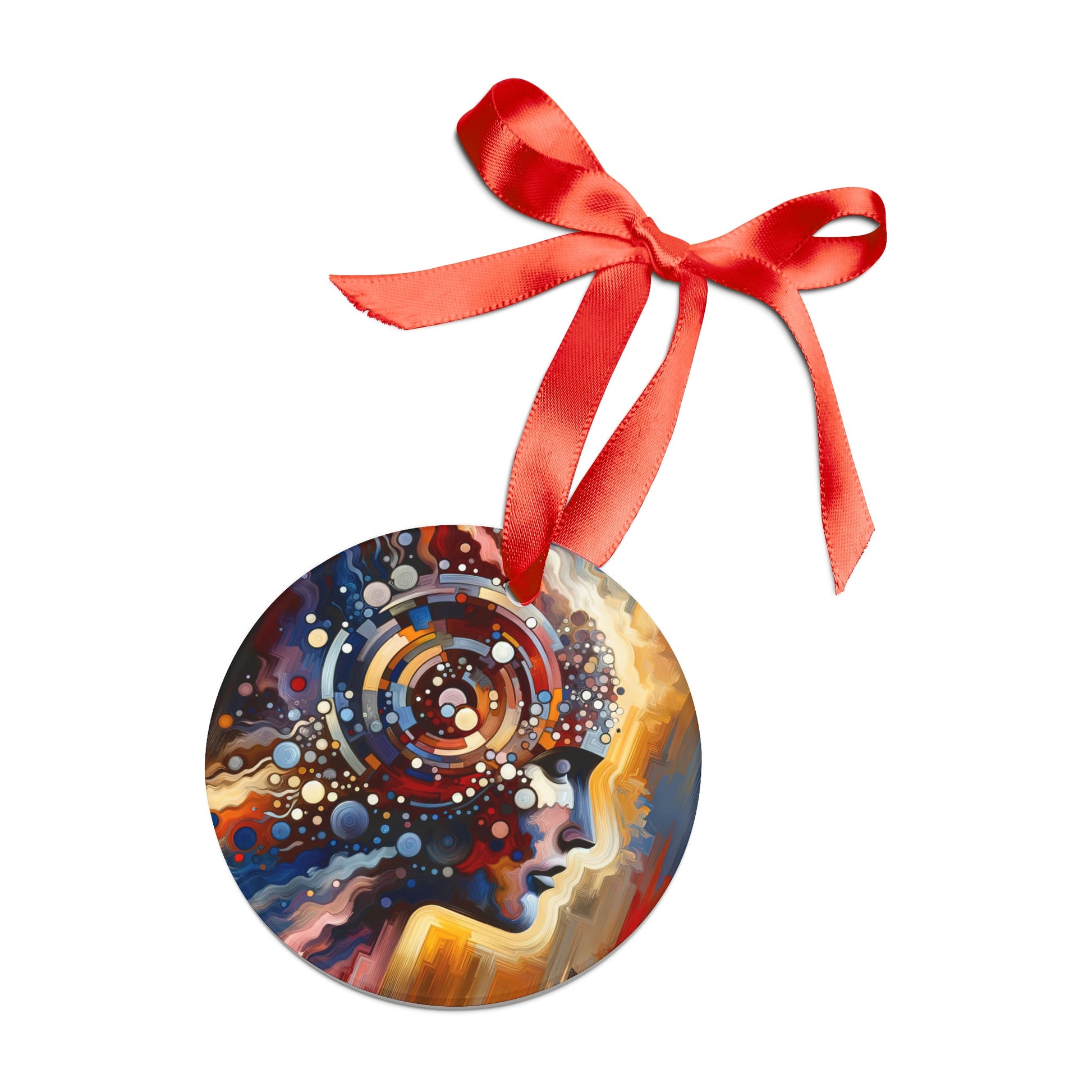 Conscious Choices Harmony Acrylic Ornament with Ribbon - ATUH.ART