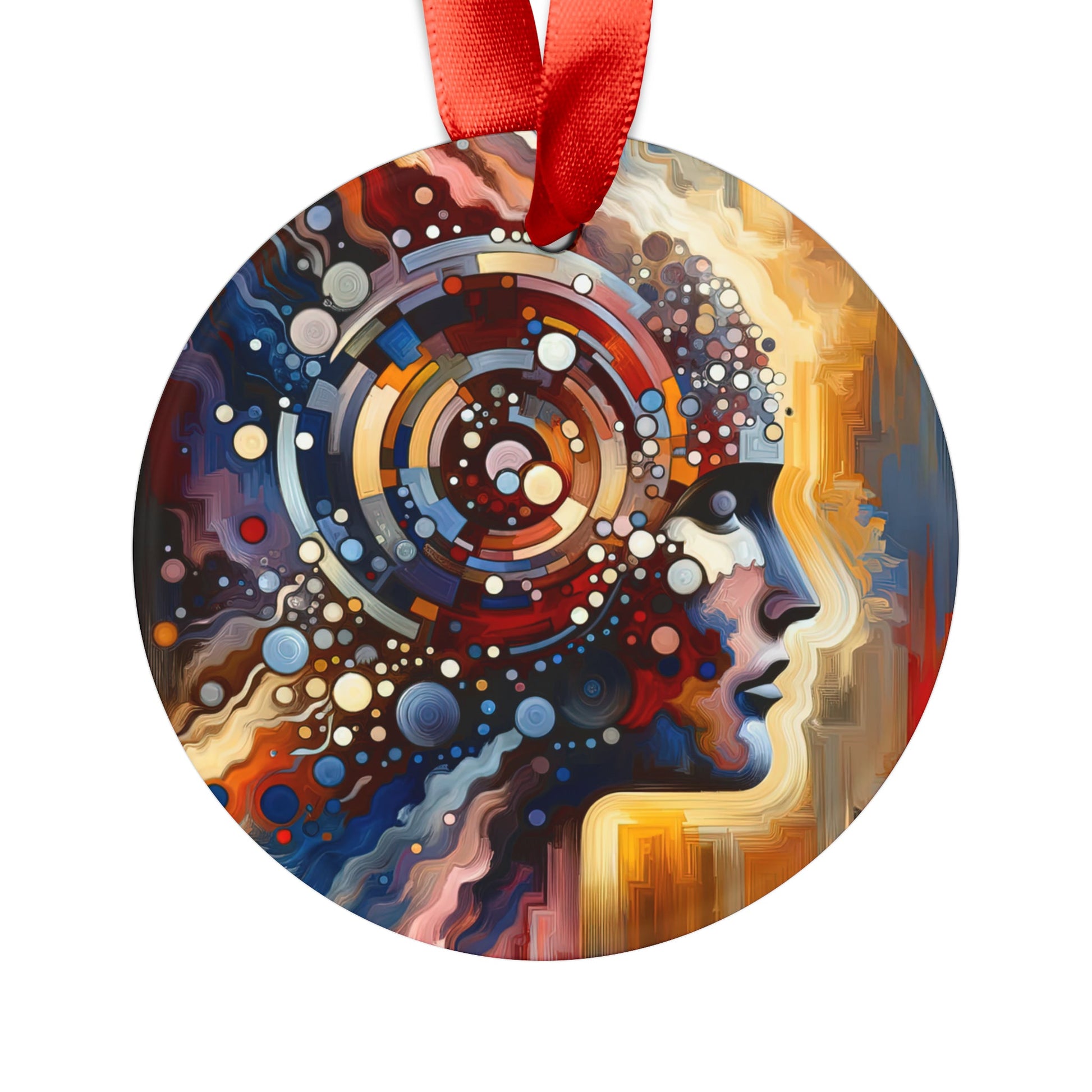 Conscious Choices Harmony Acrylic Ornament with Ribbon - ATUH.ART