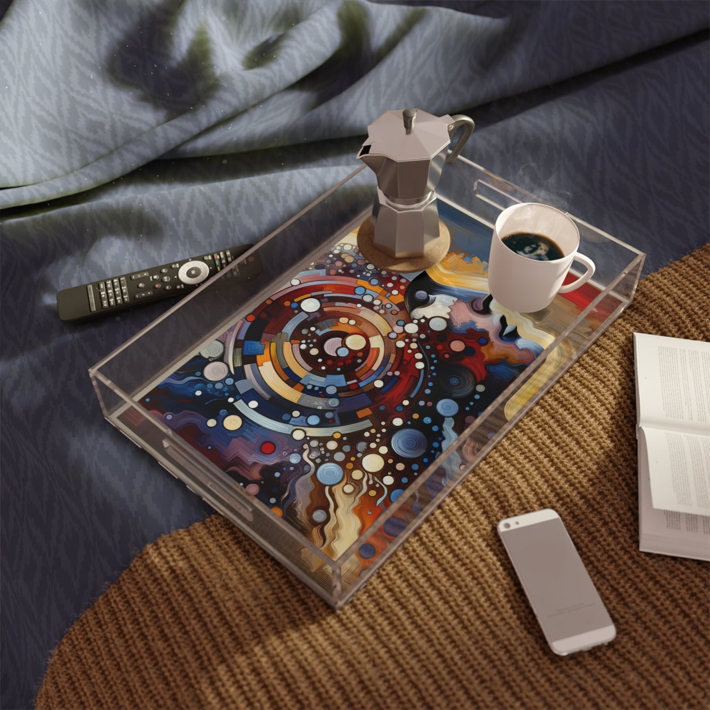 Conscious Choices Harmony Acrylic Serving Tray - ATUH.ART