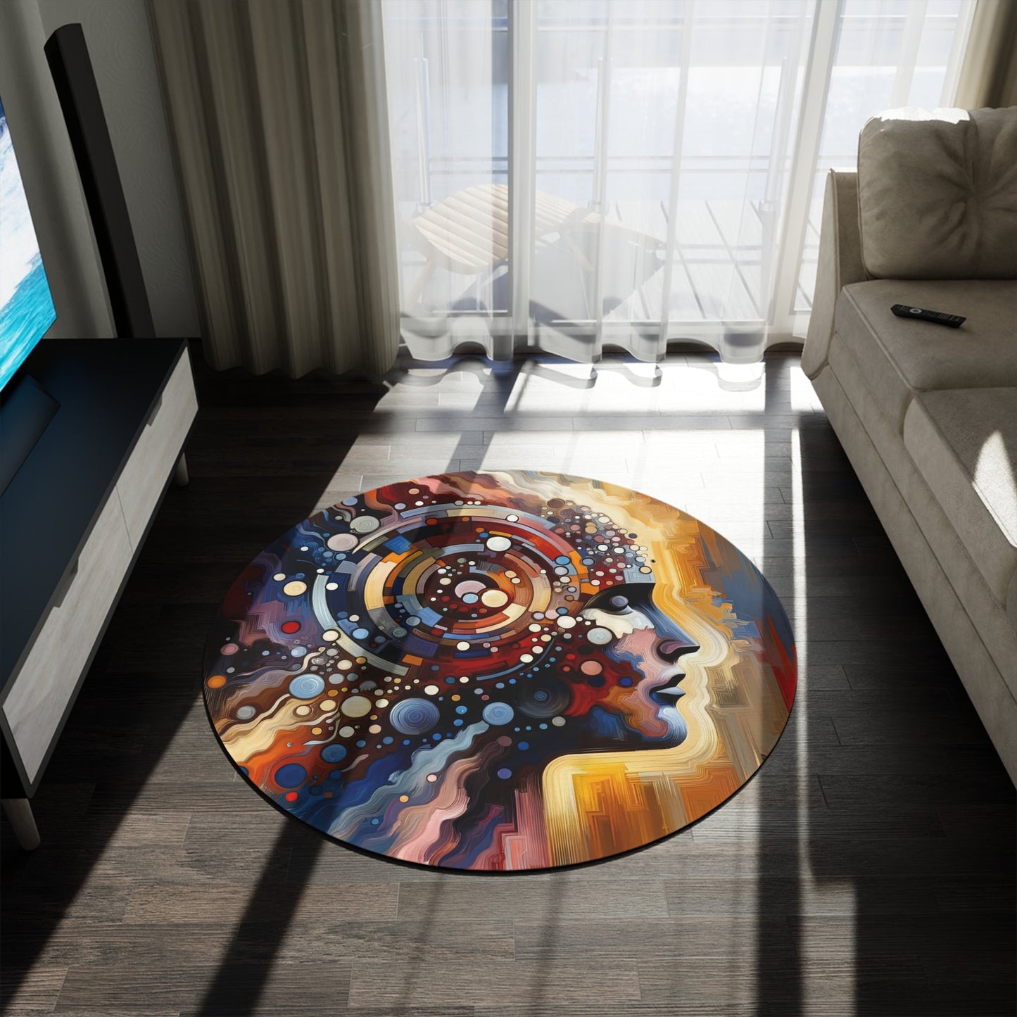 Conscious Choices Harmony Round Rug - ATUH.ART