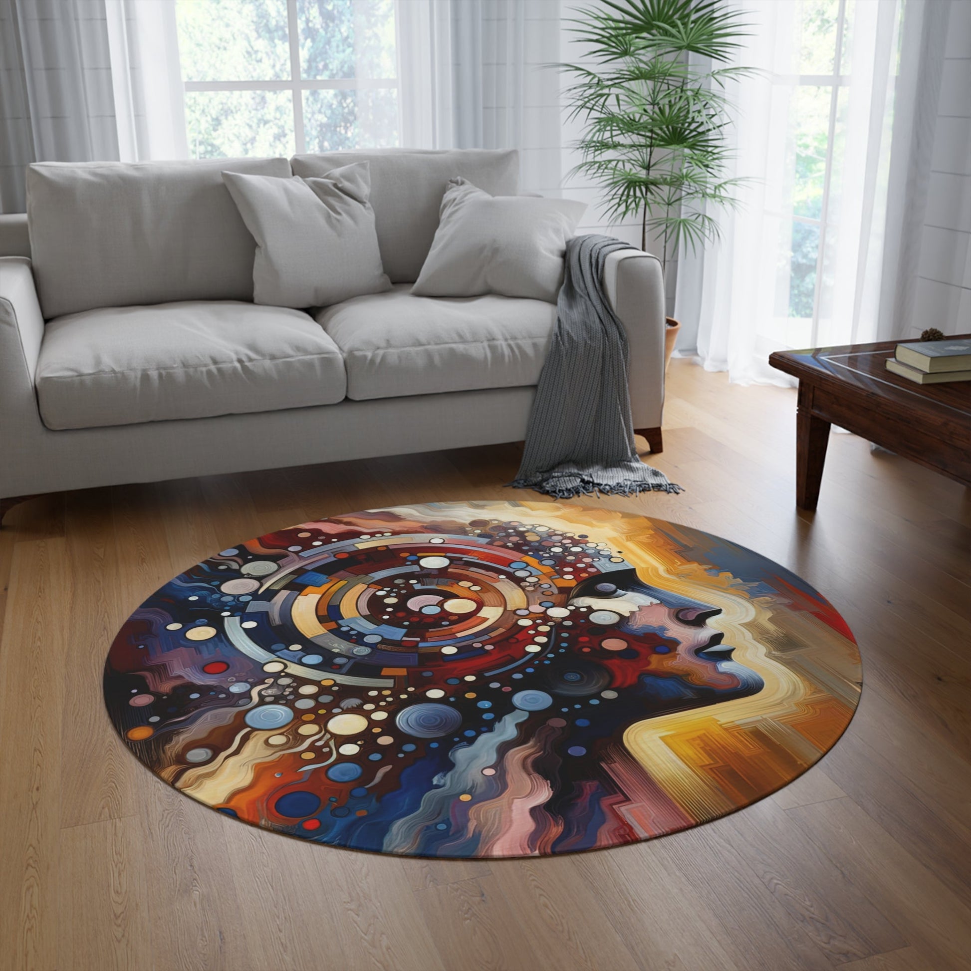 Conscious Choices Harmony Round Rug - ATUH.ART