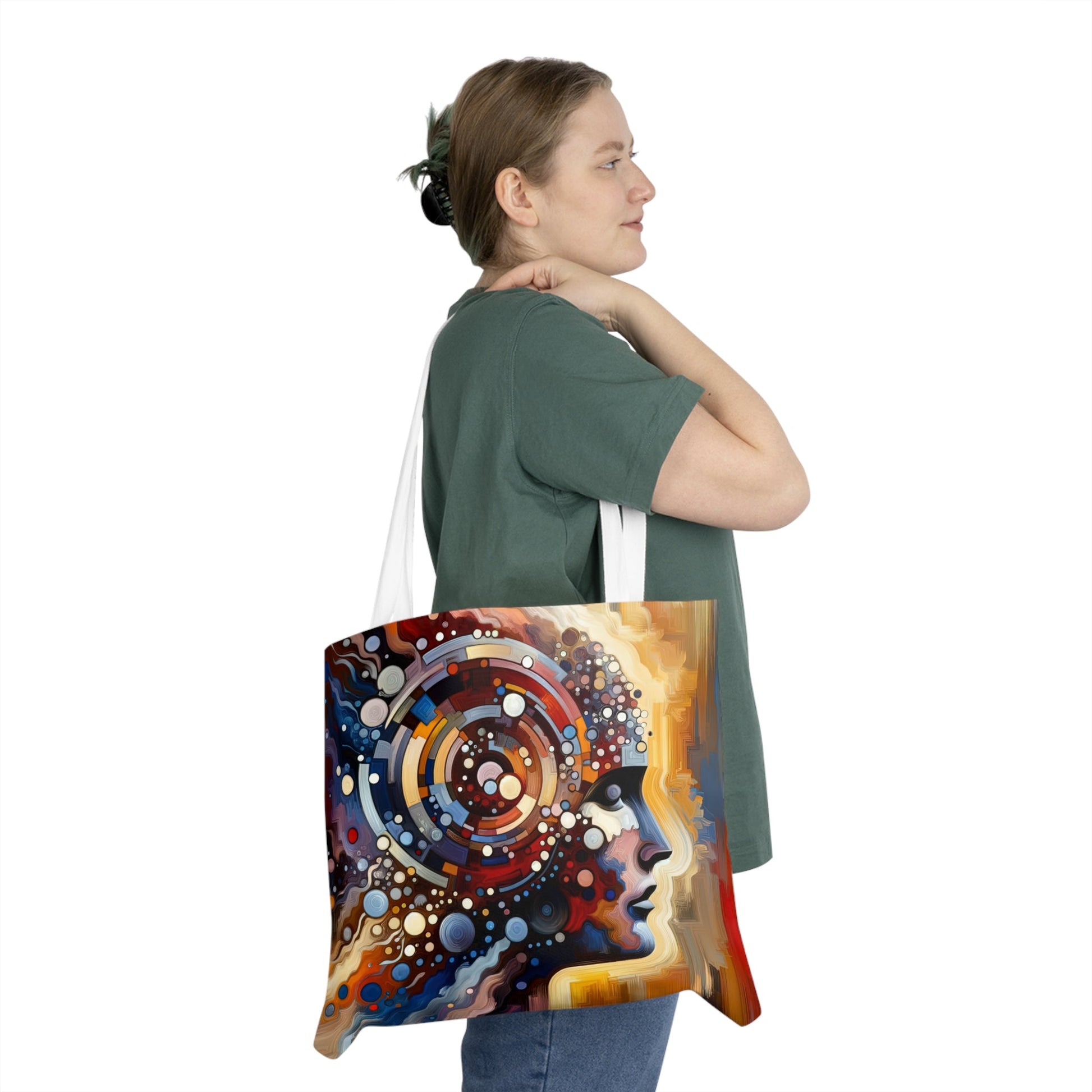 Conscious Choices Harmony Shoulder Tote Bag (AOP) - ATUH.ART