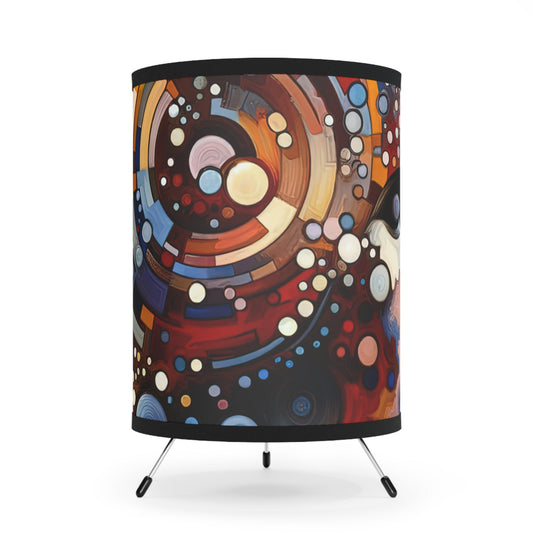 Conscious Choices Harmony Tripod Lamp with High-Res Printed Shade, US\CA plug - ATUH.ART