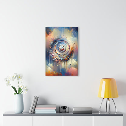 Conscious Rings Tachism Acrylic Prints (French Cleat Hanging) - ATUH.ART
