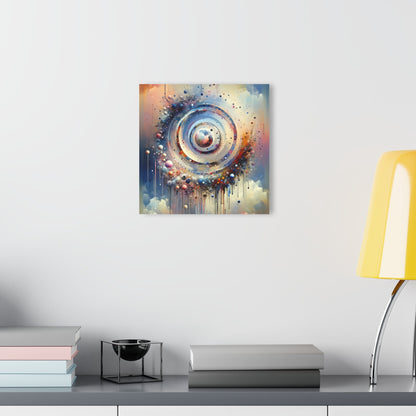 Conscious Rings Tachism Acrylic Prints (French Cleat Hanging) - ATUH.ART