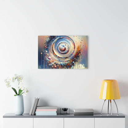 Conscious Rings Tachism Acrylic Prints (French Cleat Hanging) - ATUH.ART