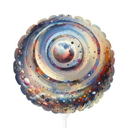 Conscious Rings Tachism Balloon (Round and Heart-shaped), 11" - ATUH.ART