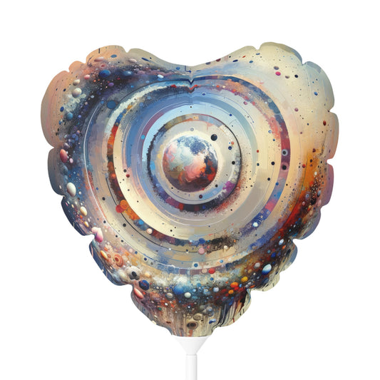 Conscious Rings Tachism Balloon (Round and Heart-shaped), 11" - ATUH.ART