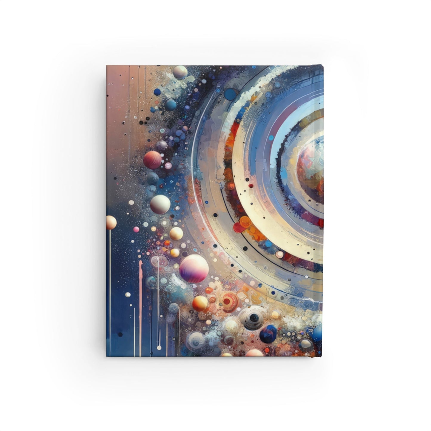 Conscious Rings Tachism Journal - Blank - ATUH.ART