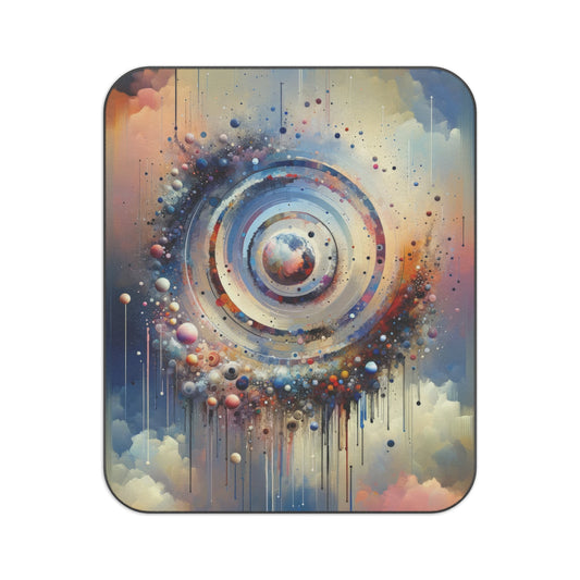 Conscious Rings Tachism Picnic Blanket - ATUH.ART