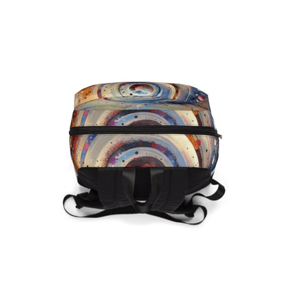 Conscious Rings Tachism Unisex Classic Backpack - ATUH.ART