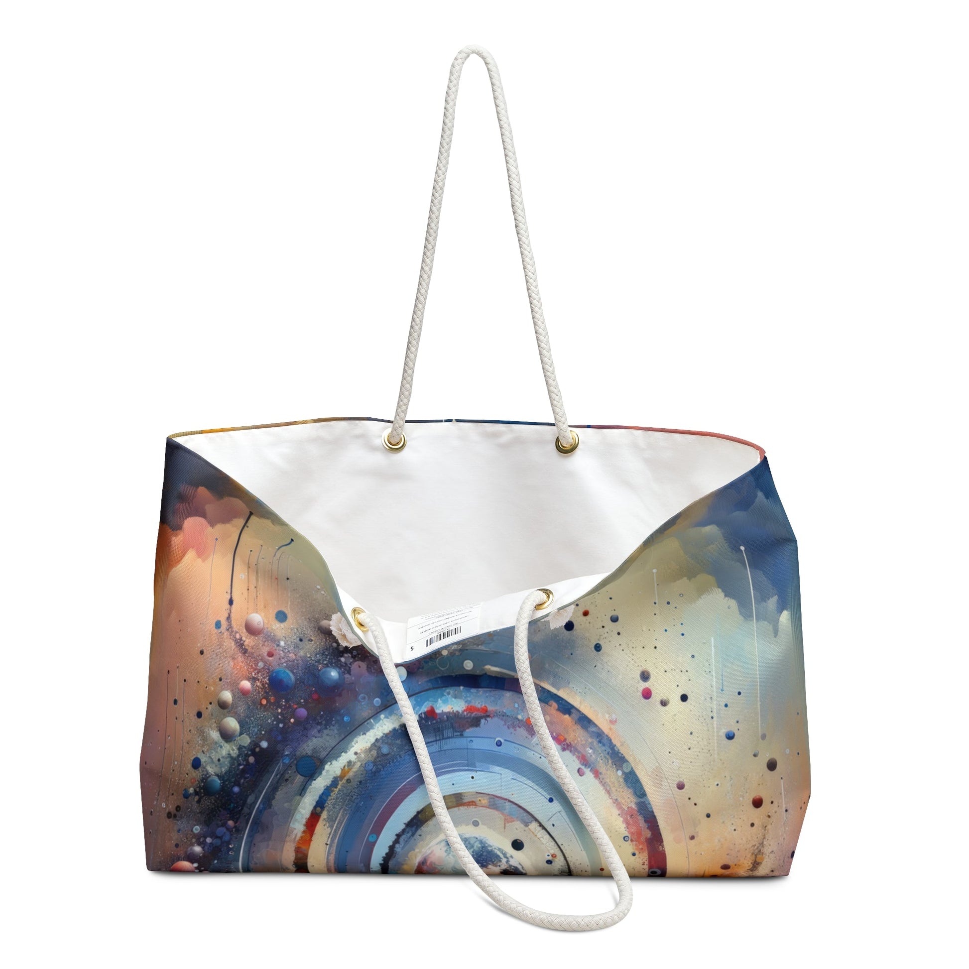 Conscious Rings Tachism Weekender Bag - ATUH.ART