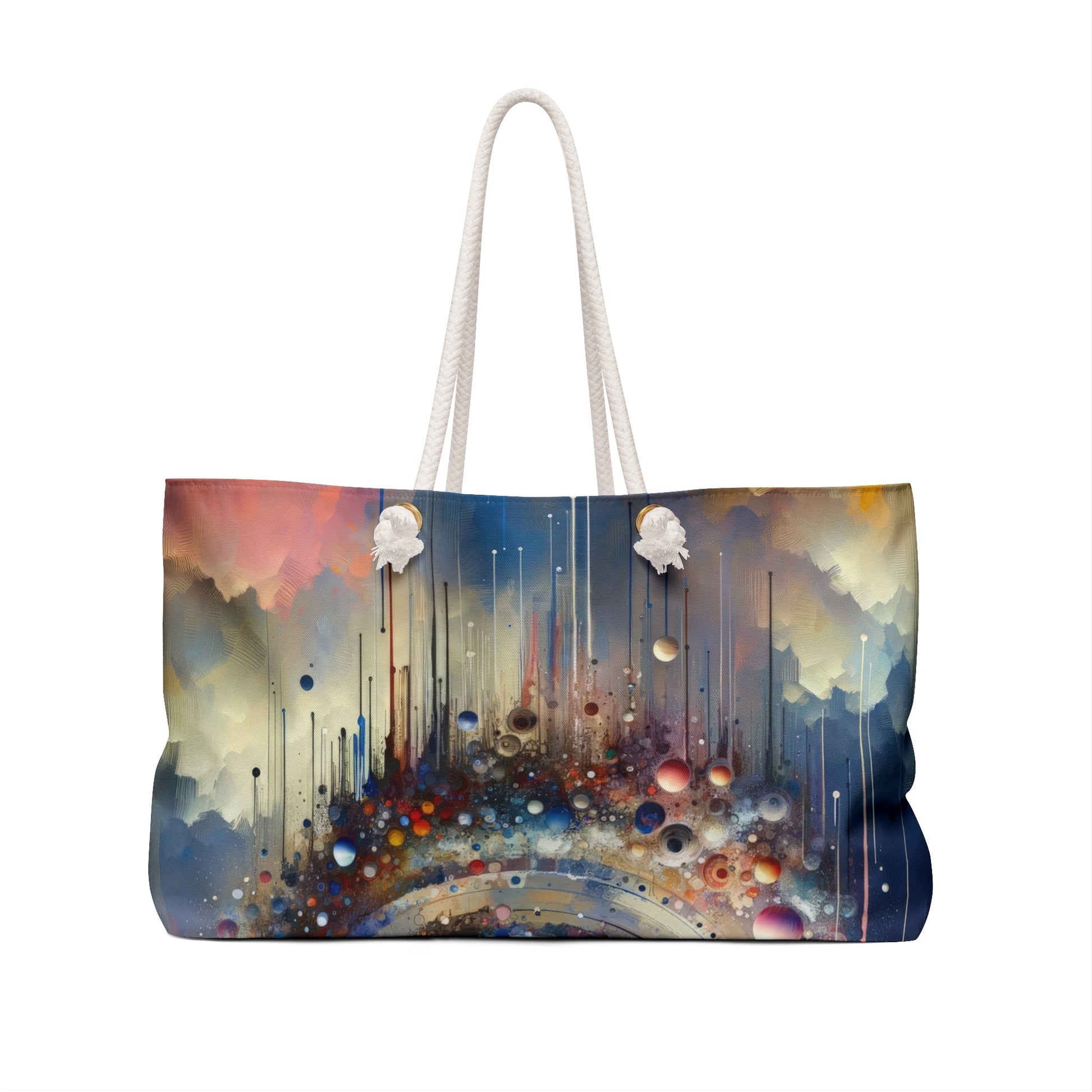 Conscious Rings Tachism Weekender Bag - ATUH.ART