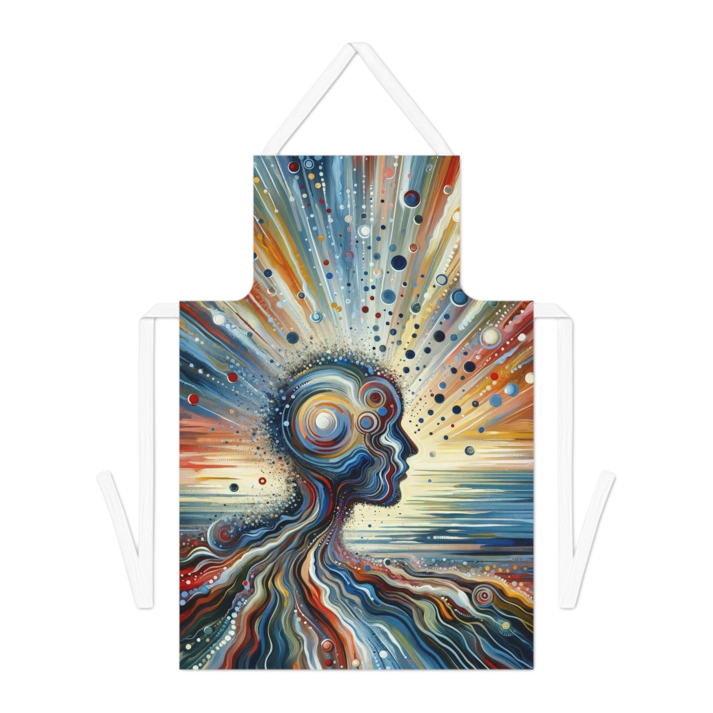 Conscious Ripple Influence Adult Apron (AOP) - ATUH.ART