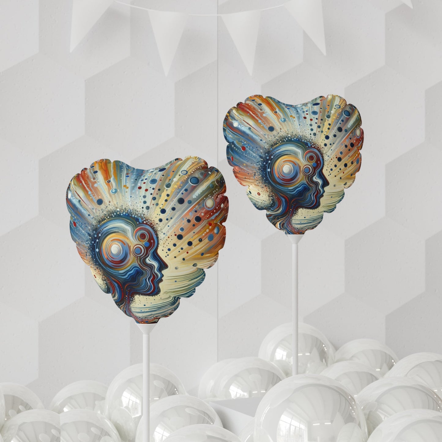 Conscious Ripple Influence Balloon (Round and Heart-shaped), 11" - ATUH.ART