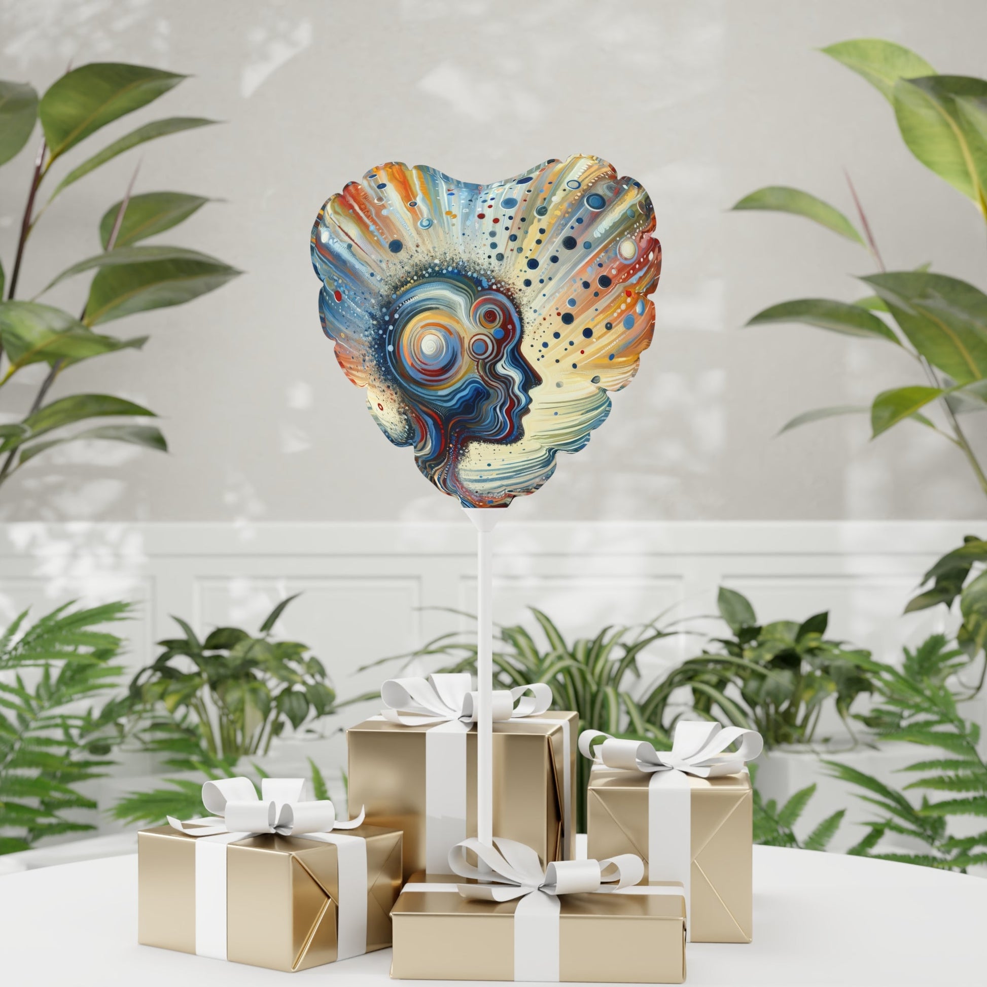 Conscious Ripple Influence Balloon (Round and Heart-shaped), 11" - ATUH.ART