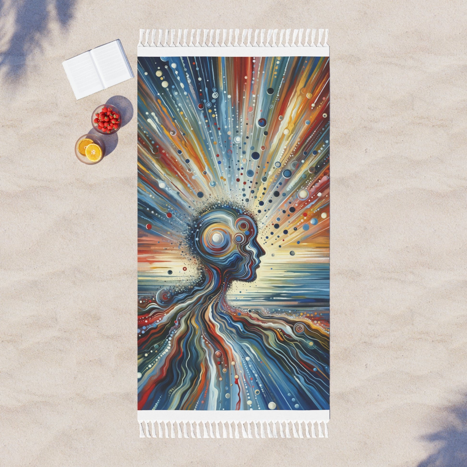 Conscious Ripple Influence Boho Beach Cloth - ATUH.ART