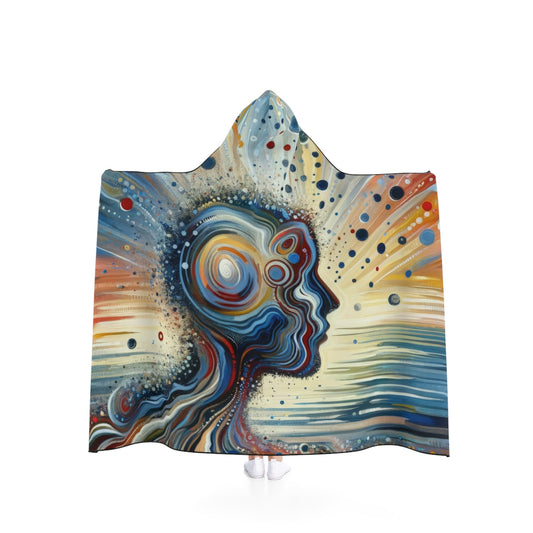 Conscious Ripple Influence Hooded Blanket - ATUH.ART