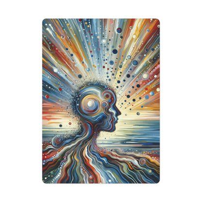 Conscious Ripple Influence Poker Cards - ATUH.ART