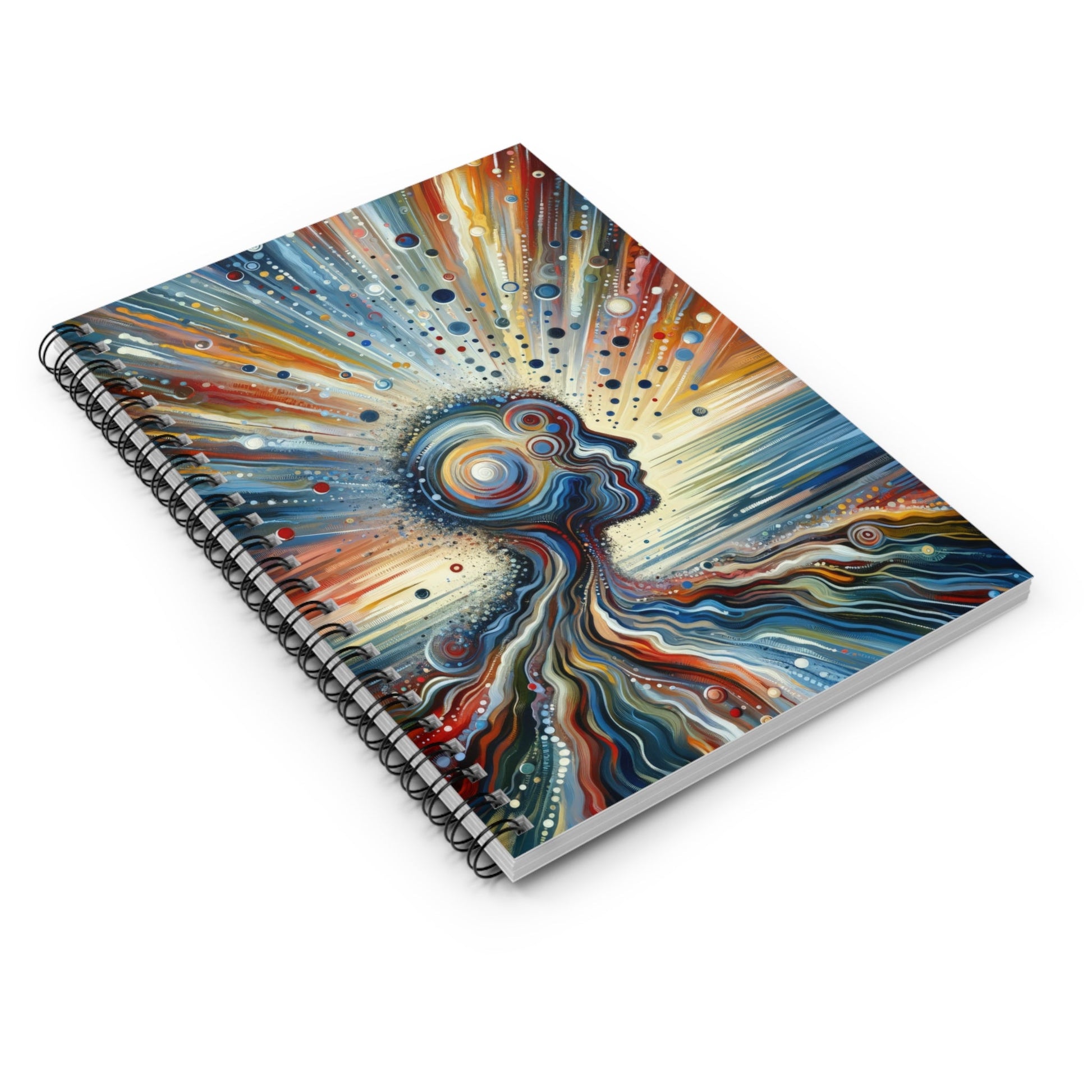 Conscious Ripple Influence Spiral Notebook - Ruled Line - ATUH.ART