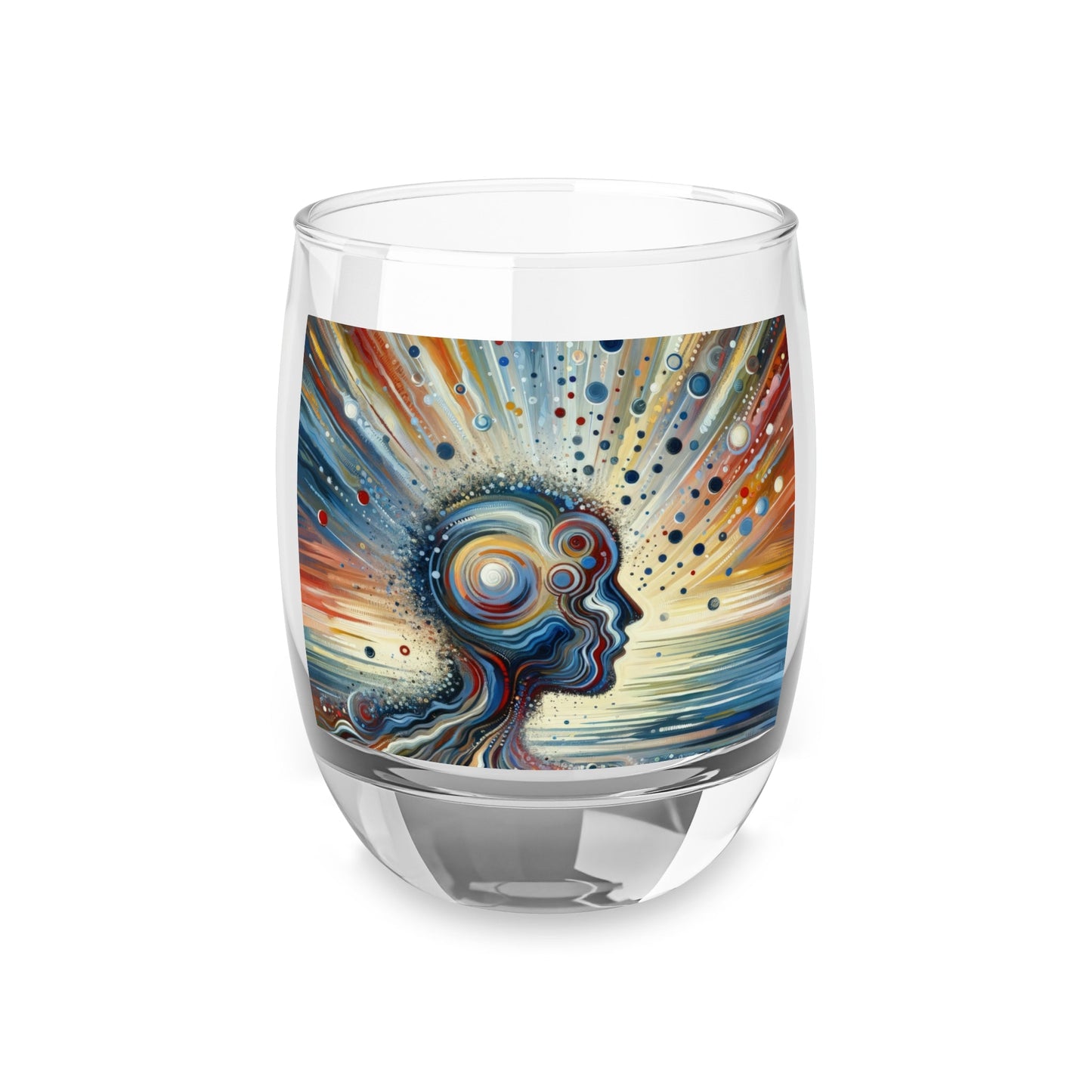 Conscious Ripple Influence Whiskey Glass - ATUH.ART