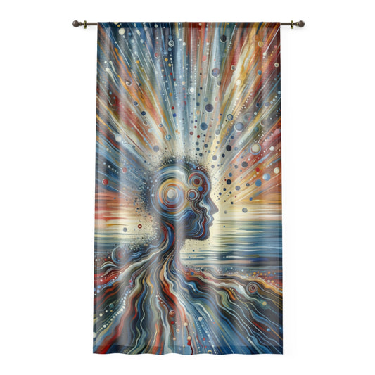 Conscious Ripple Influence Window Curtain - ATUH.ART