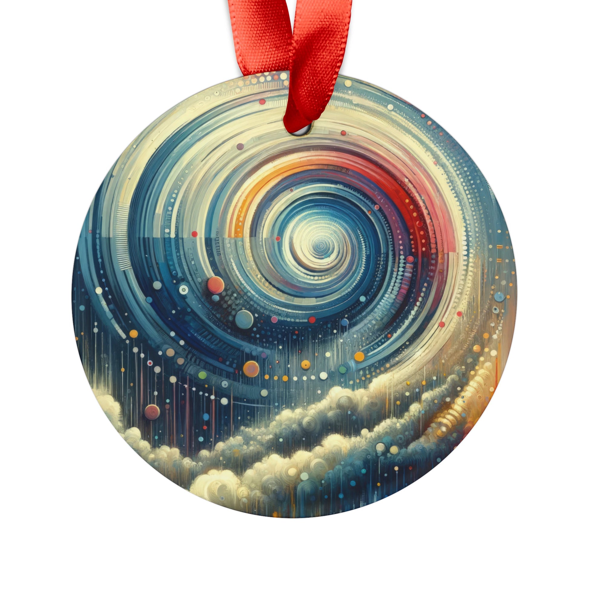 Considerate Echoes Resonate Acrylic Ornament with Ribbon - ATUH.ART