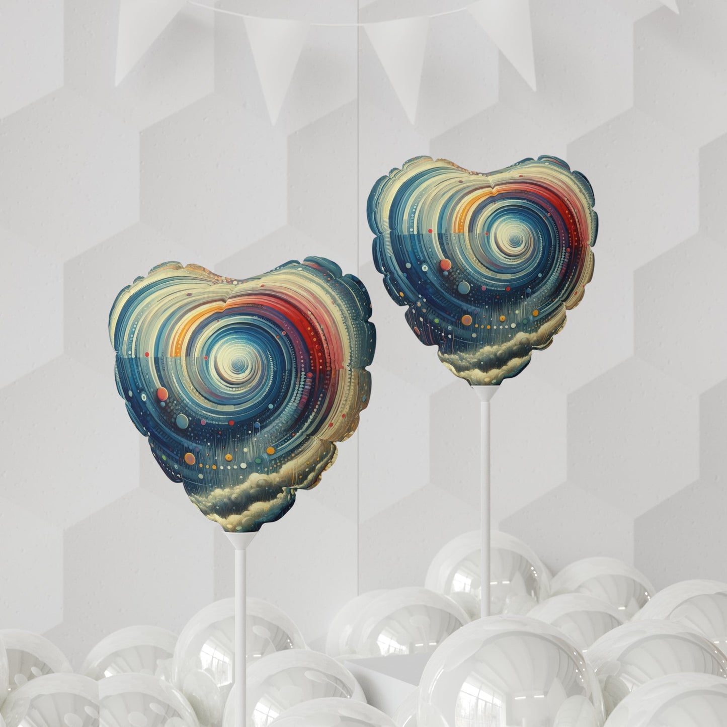 Considerate Echoes Resonate Balloon (Round and Heart-shaped), 11" - ATUH.ART