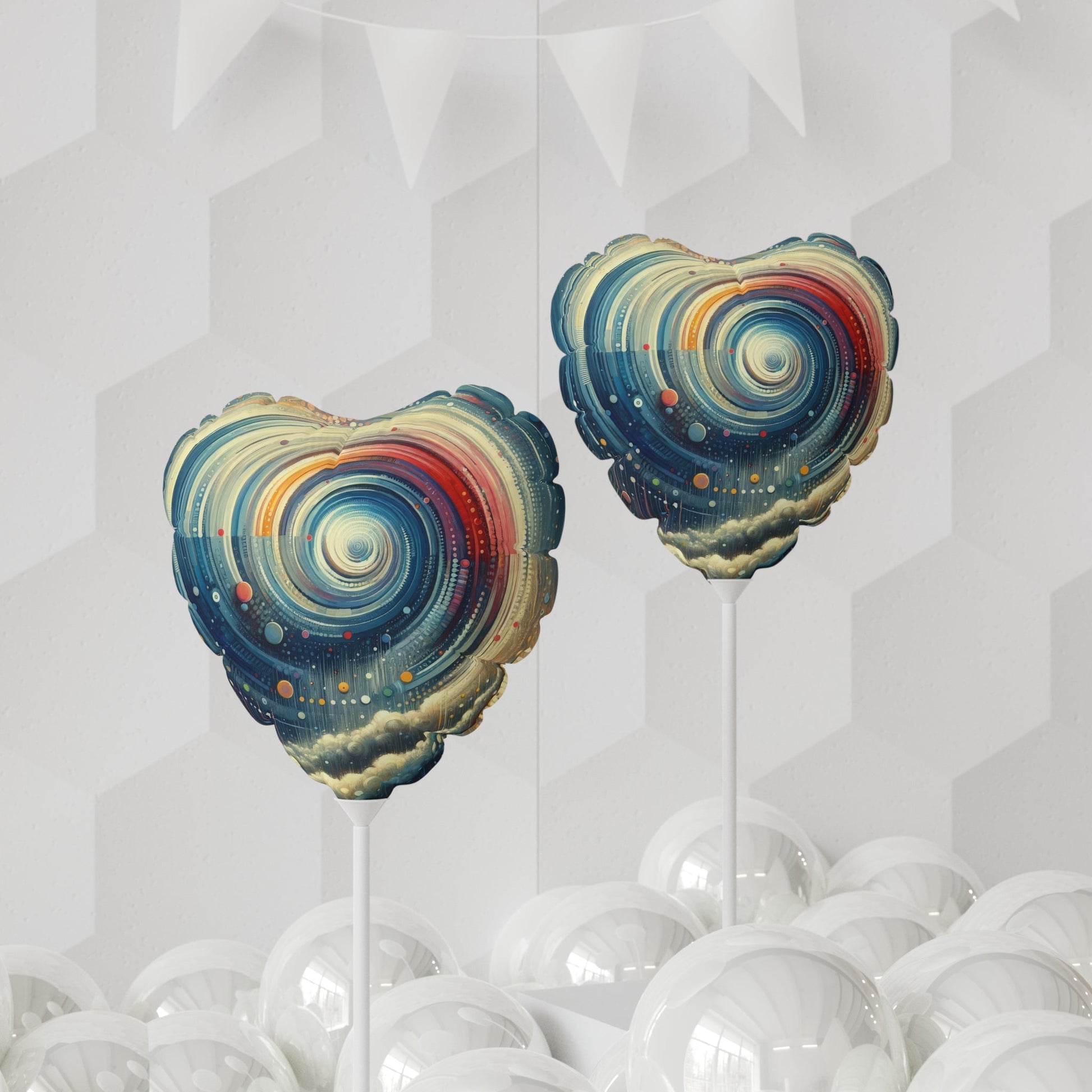 Considerate Echoes Resonate Balloon (Round and Heart-shaped), 11" - ATUH.ART