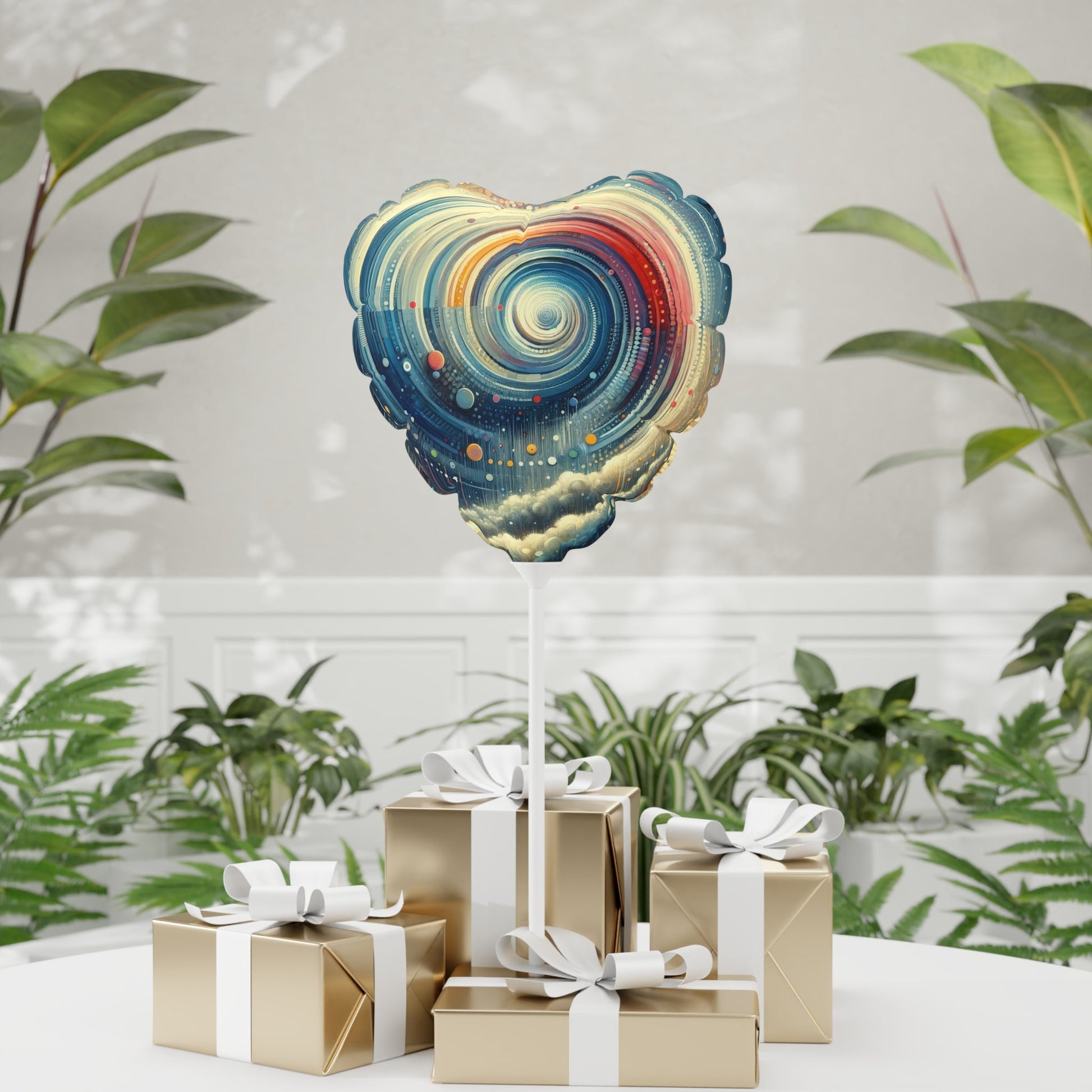 Considerate Echoes Resonate Balloon (Round and Heart-shaped), 11" - ATUH.ART
