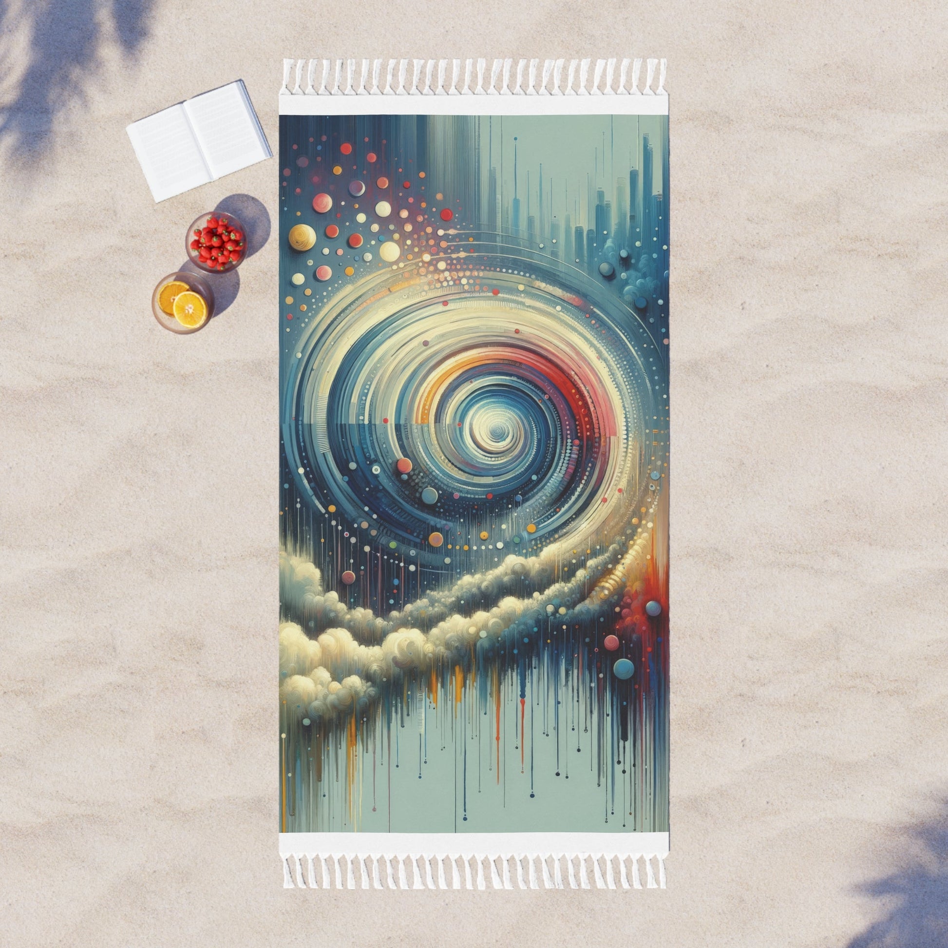 Considerate Echoes Resonate Boho Beach Cloth - ATUH.ART