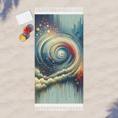 Considerate Echoes Resonate Boho Beach Cloth - ATUH.ART