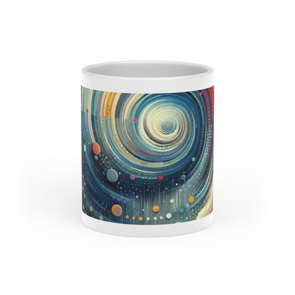 Considerate Echoes Resonate Heart-Shaped Mug - ATUH.ART