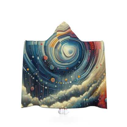 Considerate Echoes Resonate Hooded Blanket - ATUH.ART
