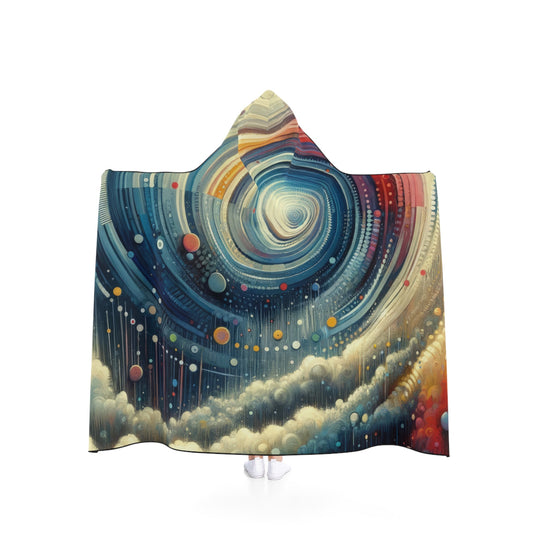 Considerate Echoes Resonate Hooded Blanket - ATUH.ART