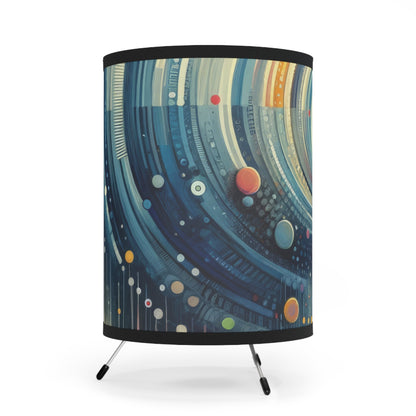 Considerate Echoes Resonate Tripod Lamp with High-Res Printed Shade, US\CA plug - ATUH.ART