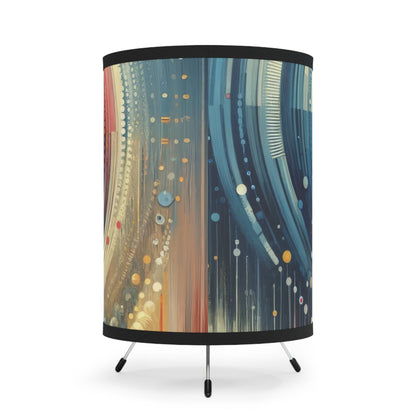 Considerate Echoes Resonate Tripod Lamp with High-Res Printed Shade, US\CA plug - ATUH.ART