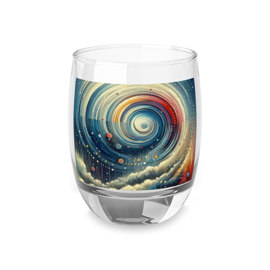 Considerate Echoes Resonate Whiskey Glass - ATUH.ART