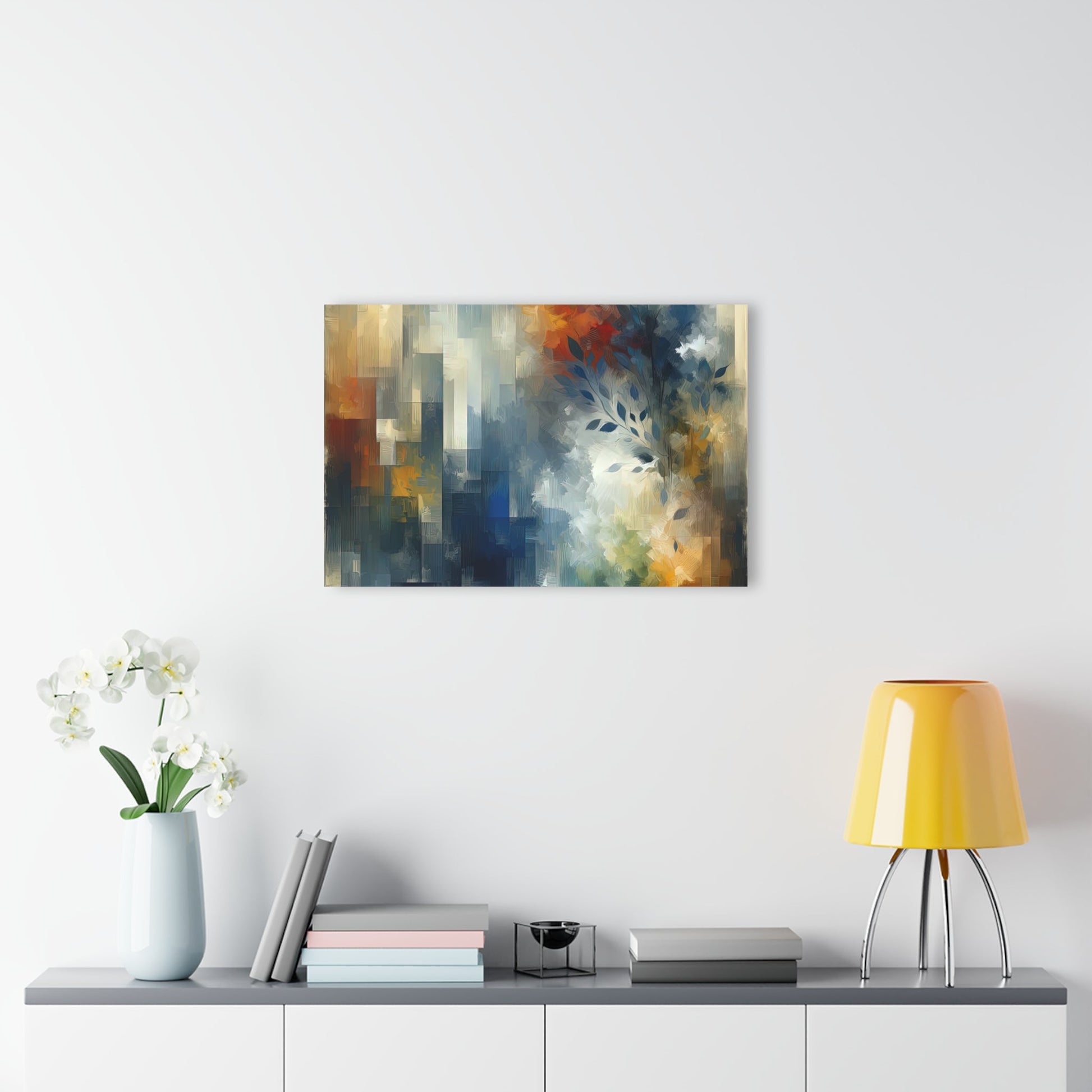 Contemplative Leaves Whispers Acrylic Prints (French Cleat Hanging) - ATUH.ART