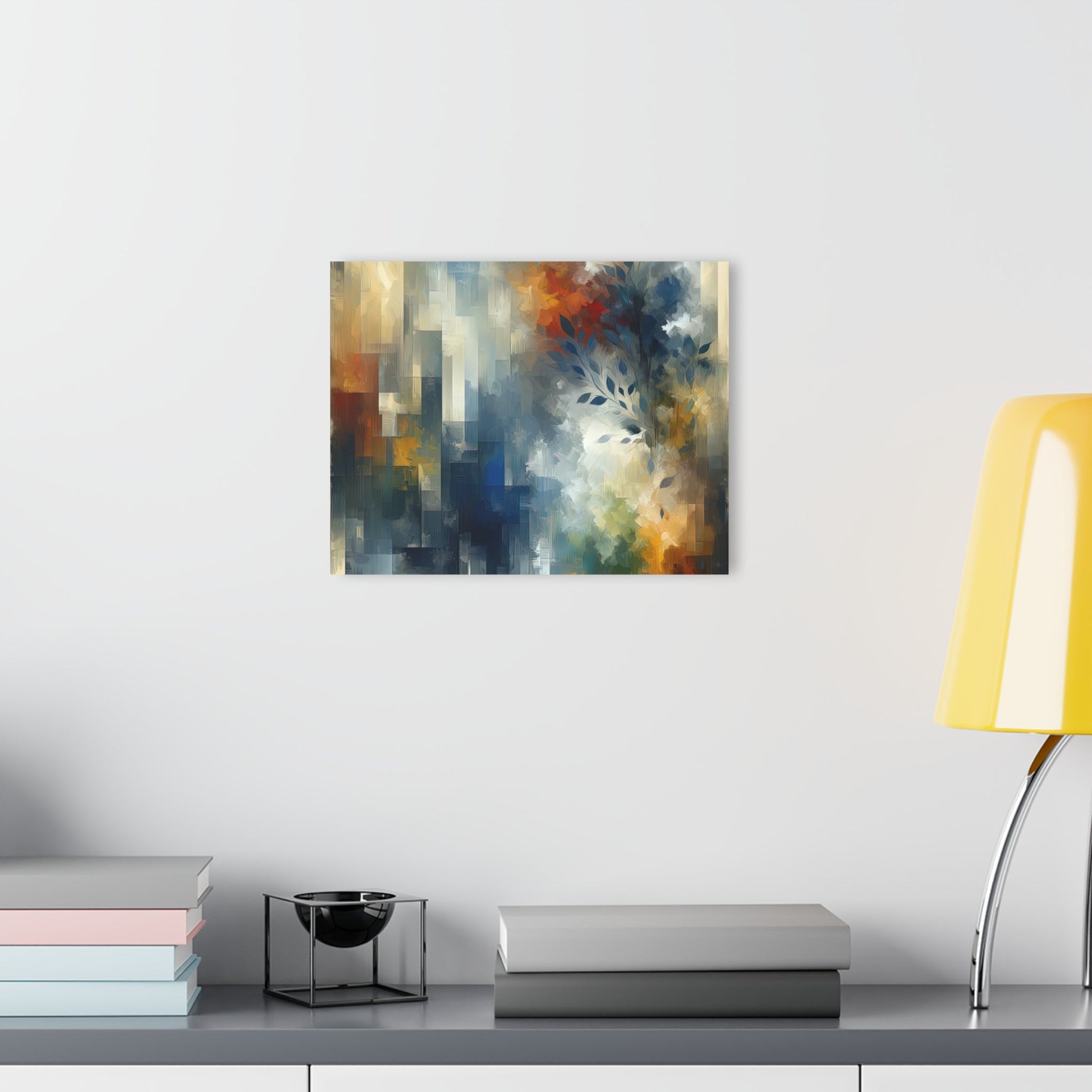 Contemplative Leaves Whispers Acrylic Prints (French Cleat Hanging) - ATUH.ART