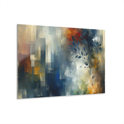 Contemplative Leaves Whispers Acrylic Prints (French Cleat Hanging) - ATUH.ART