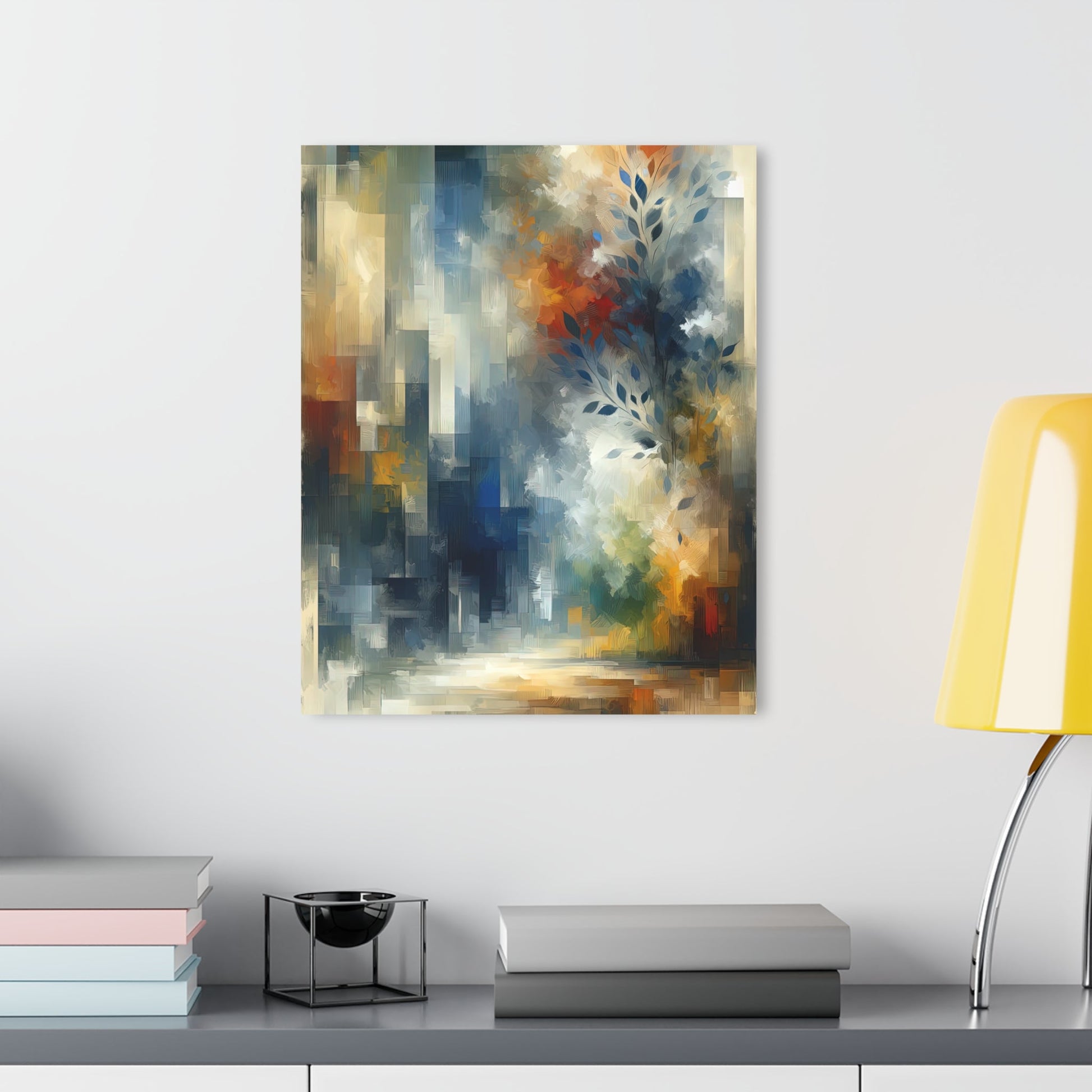 Contemplative Leaves Whispers Acrylic Prints (French Cleat Hanging) - ATUH.ART