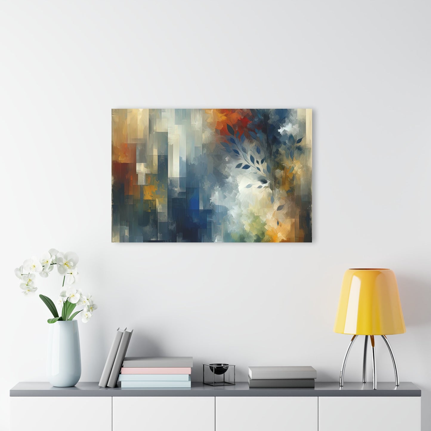 Contemplative Leaves Whispers Acrylic Prints (French Cleat Hanging) - ATUH.ART