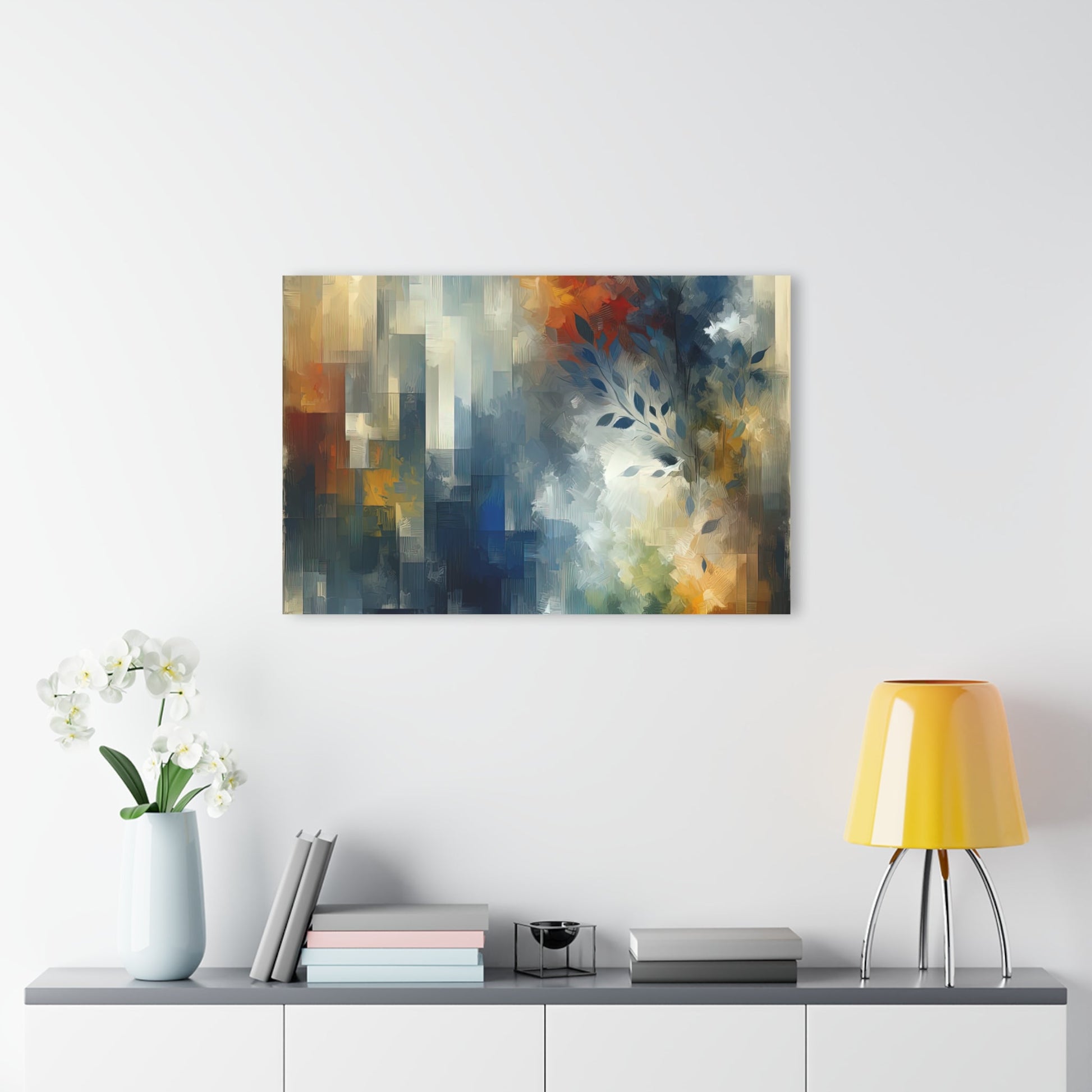 Contemplative Leaves Whispers Acrylic Prints (French Cleat Hanging) - ATUH.ART